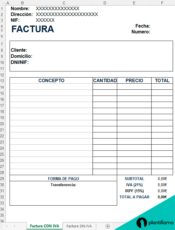 Plantilla De Factura En Word Y Pdf Gratis Con Explicaci N Plantilla De Factura En Word Y Pdf Gratis Con Explicaci N