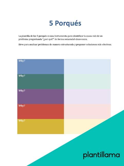 diagrama 5 porques