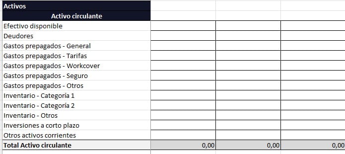 formatos de estados financieros