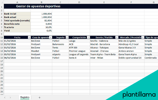 excel apuestas deportivas