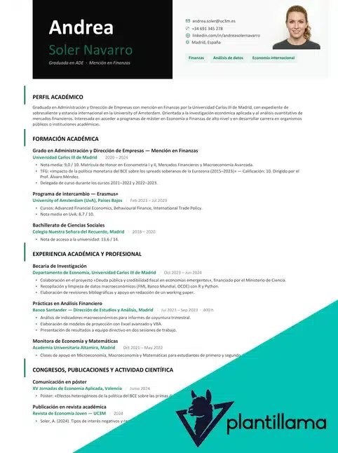 academic curriculum vitae