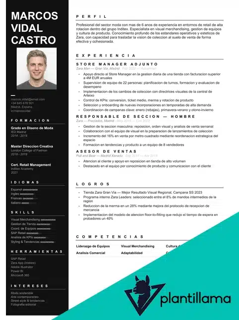 curriculum inditex