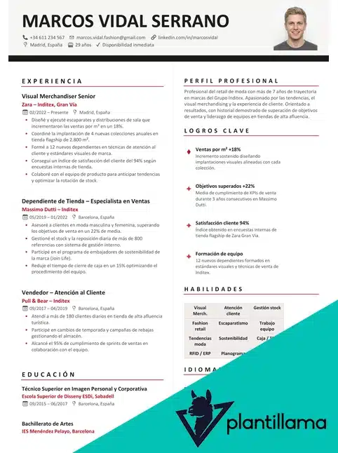 curriculum inditex