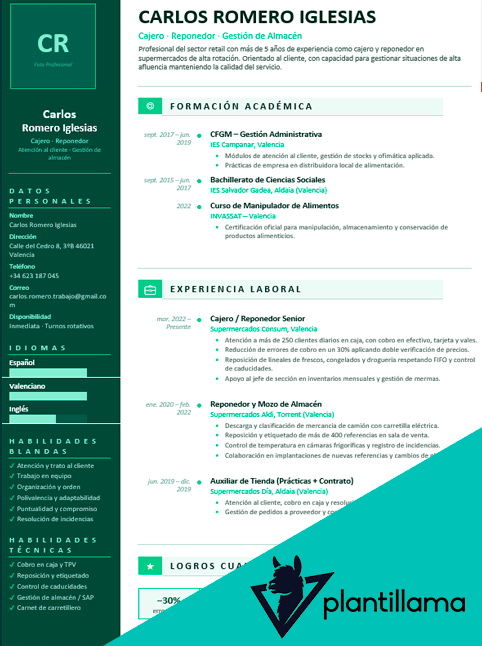 currículum mercadona