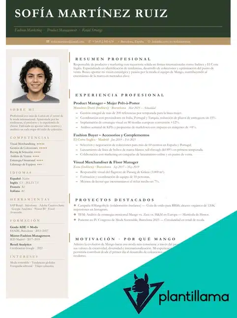 curriculum para Mango