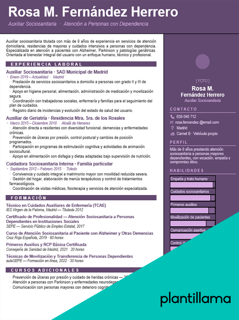 curriculum sociosanitario