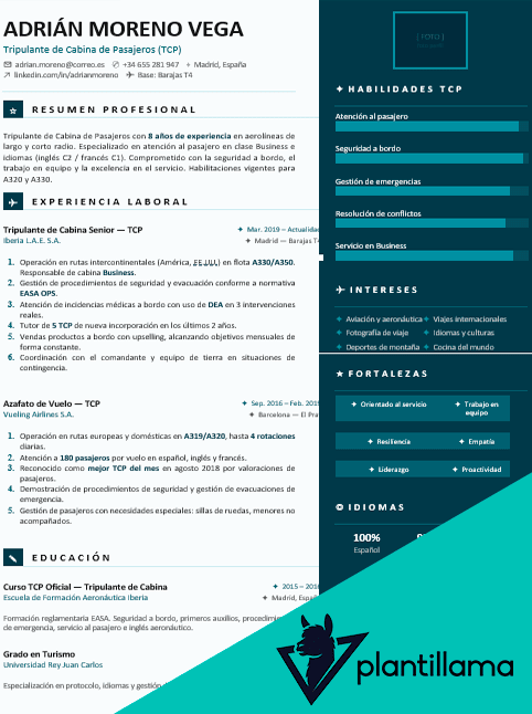 curriculum vitae tcp