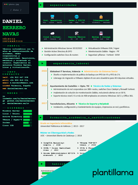 cv informatico