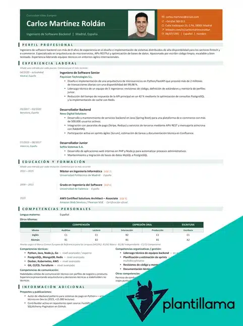 formato europass cv