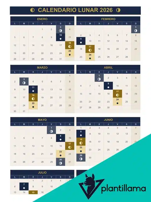 calendario lunar 2026 para imprimir