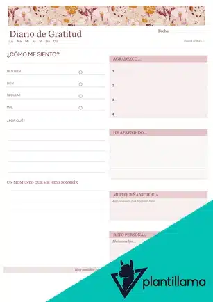 Diario de agradecimiento