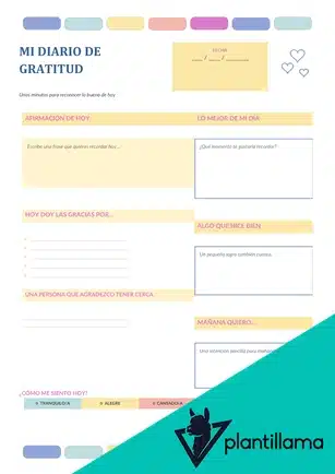 Diario de la gratitud PDF