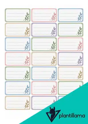 Etiquetas adhesivas para imprimir
